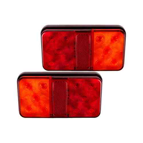 Задній ліхтар BL-64910 10 LED 12-24V 150x80x30мм набір 2 шт Харків