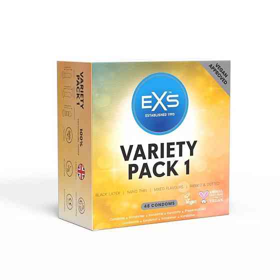 Презервативы - EXS Variety Pack 1, 48 шт. Sex Aura Киев