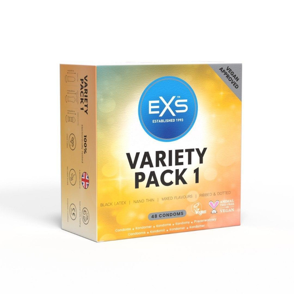 Презервативы - EXS Variety Pack 1, 48 шт. Sex Aura Киев - изображение 1