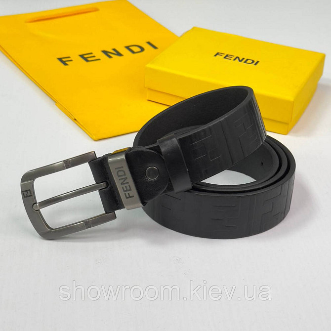 Жіночий ремінь шкіряний Fendi (951) Київ - фото 4
