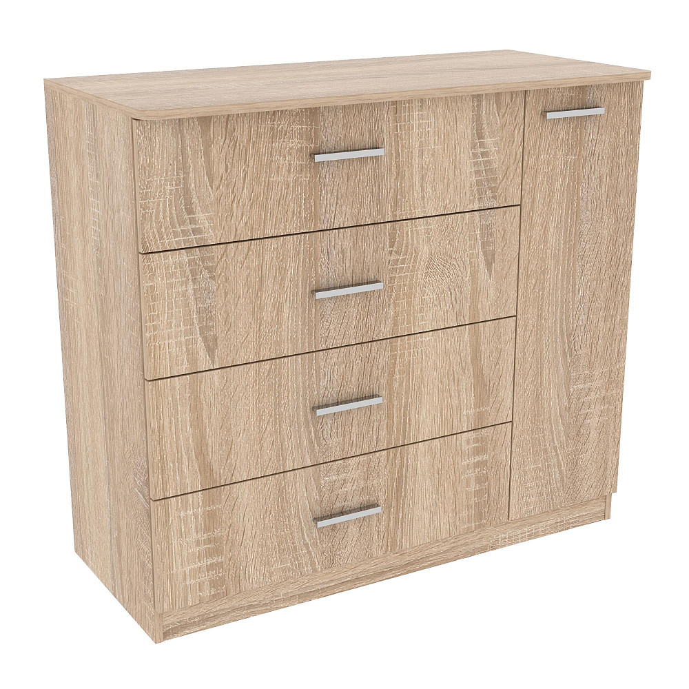 Комод Сабріна №2, Дуб Сонома, 1100/500/1000 Львів - фото 1