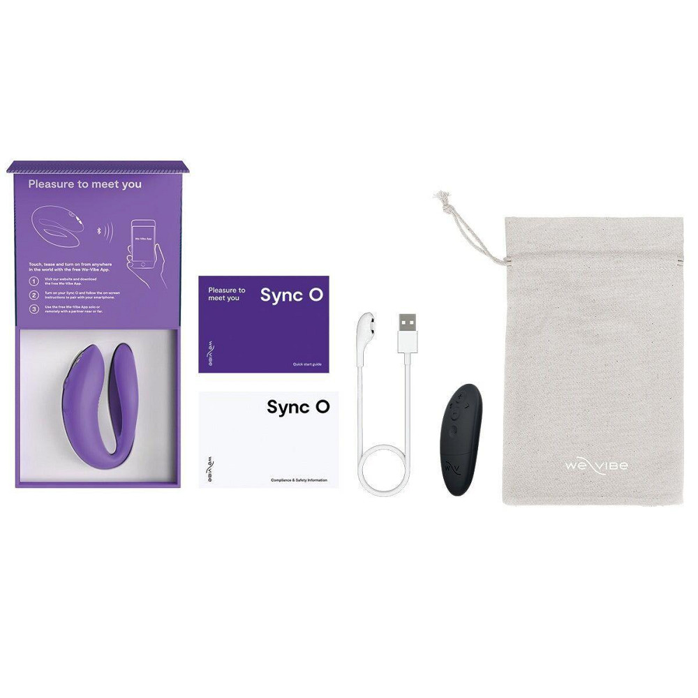 Смарт-вібратор для пар We-Vibe Sync O Light Purple, пульт ДК Sex Aura Київ - фото 8