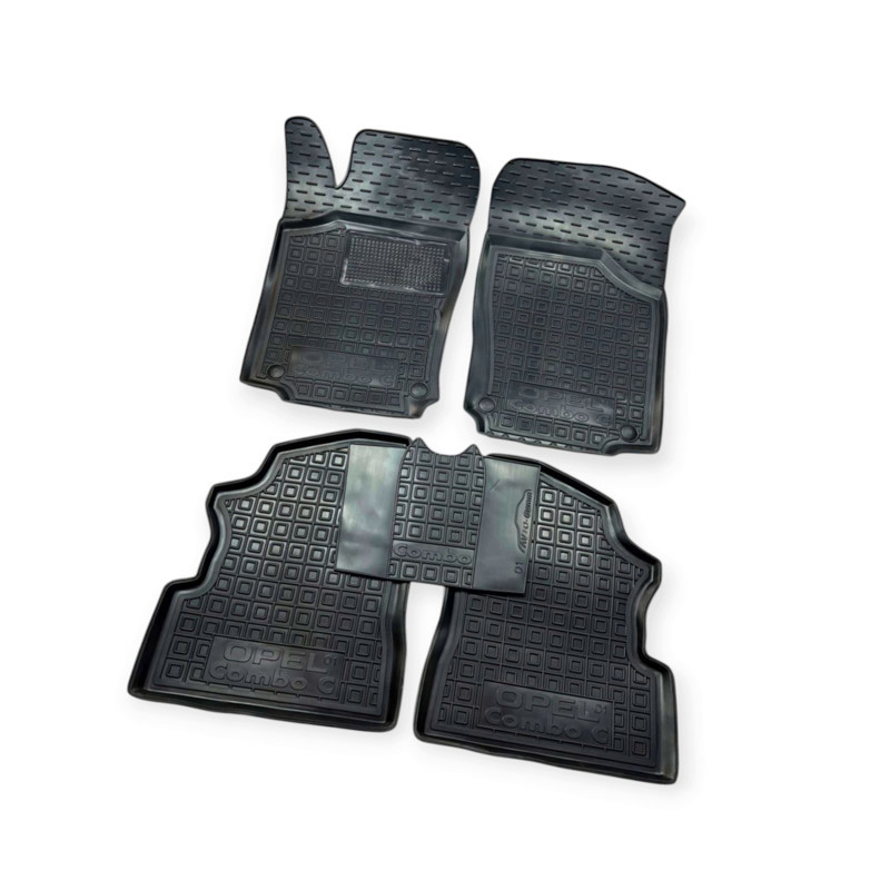 Коврики салона автомобиль Опель Combo C (2001-2011) борт 2,5 см, с перемычкой Мукачево - изображение 1