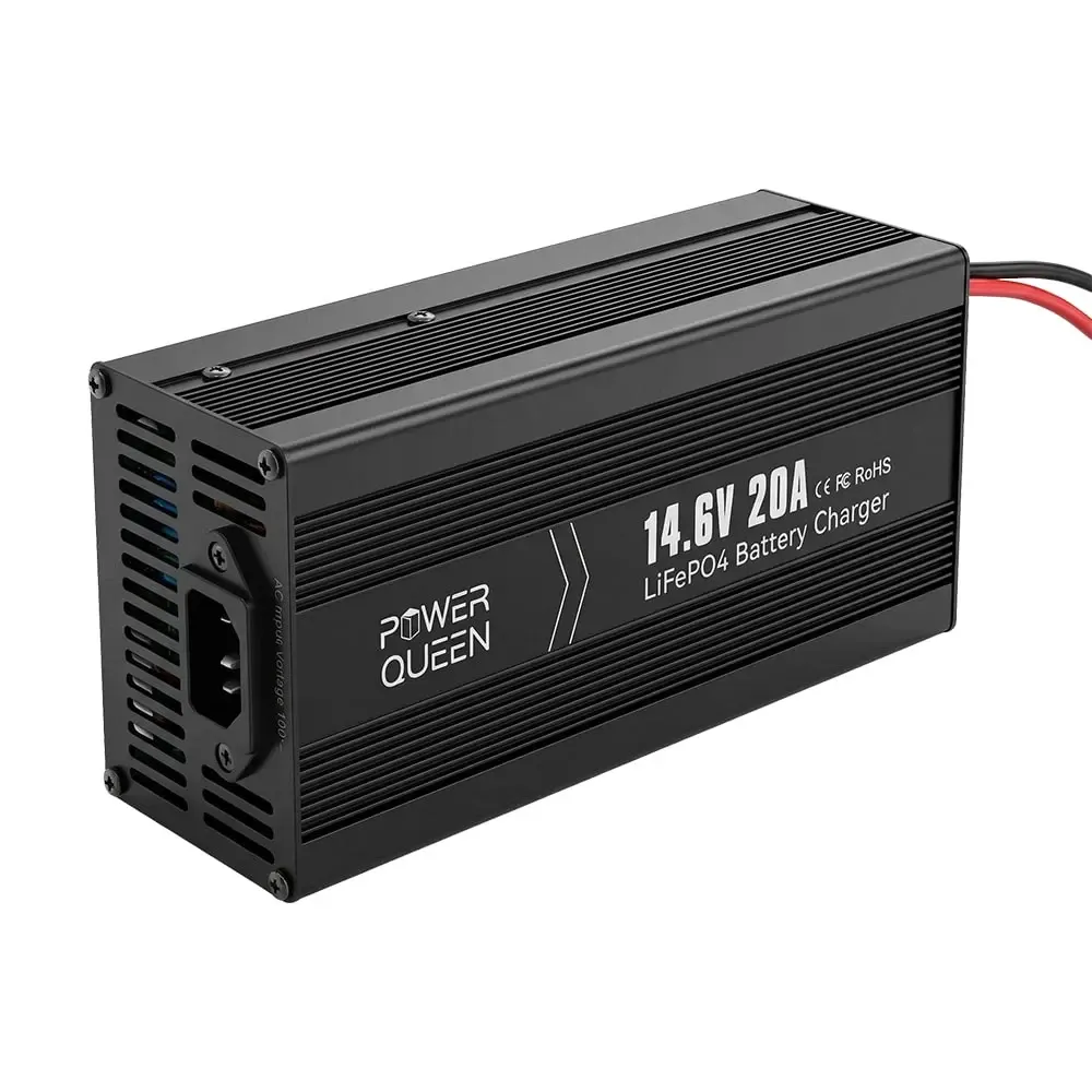 Зарядний пристрій для акумуляторних батарей LiFePO4 14.6V/20A Power Queen P12V20A-BCHA-X (44-00528) Київ - фото 11