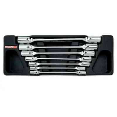 Ключ Toptul торцевый шарнирный 6-19мм 7шт. (в ложементе) (GAAT0702) Винница