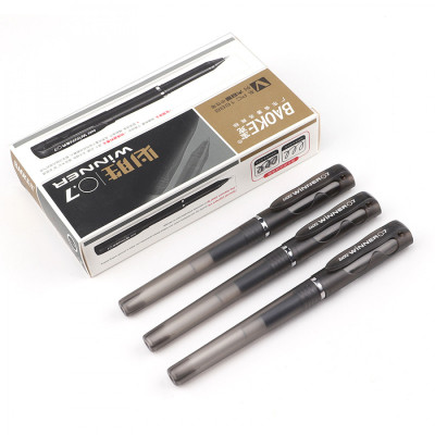 Ручка гелевая Baoke Winner 0.7 мм, черная (PEN-BAO-PC1688-B) Винница - изображение 4