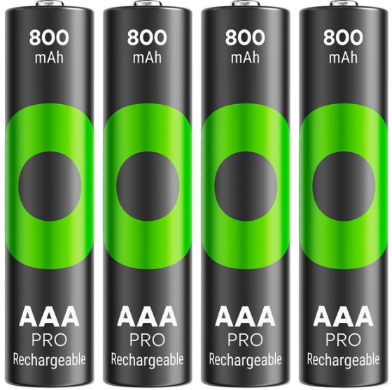 Акумулятор GP Recyko Pro 800mAh Eco, Ni-MH AAA, 1.2V, 2.4A, LSD70-5, коробка 4 шт. Дніпро