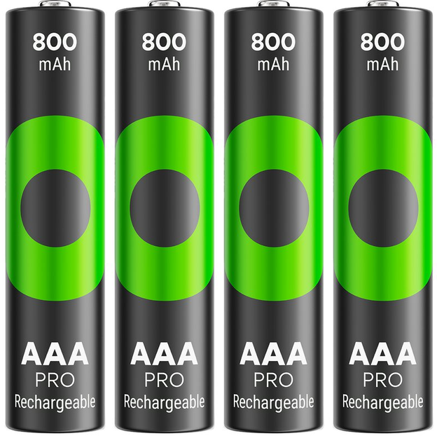 Акумулятор GP Recyko Pro 800mAh Eco, Ni-MH AAA, 1.2V, 2.4A, LSD70-5, коробка 4 шт. Дніпро - фото 2