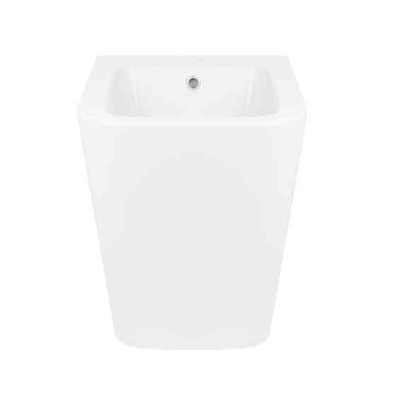 Биде напольное Qtap Crow 545х360х410 White QT05443370W Киев
