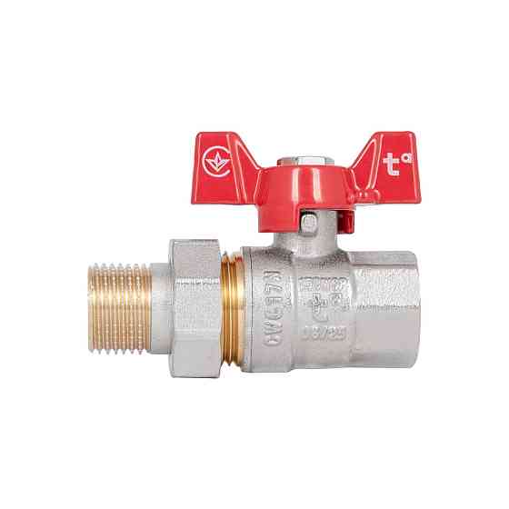 Кран кульовий "Американка" Thermo Alliance Standart 1/2" ВН прямий SD220NW15PN40 Київ