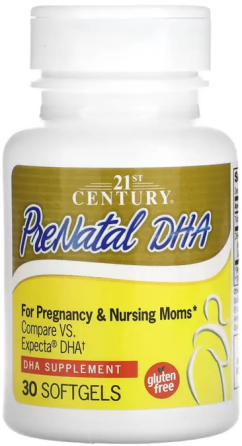 Докозагексаеновая кислота для беременных 21st Century PreNatal DHA 30 гэл капс Киев
