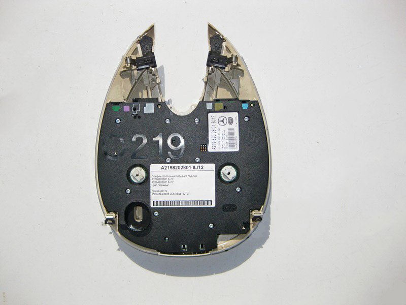 Mercedes-Benz  A2198202801 8J12 Плафон стельовий передній світло-бежевий під люк CLS C219 Одесса - изображение 2