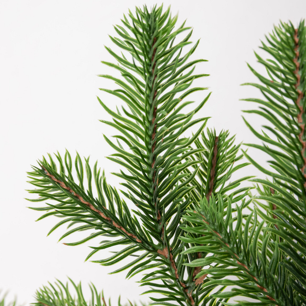 Новогодний венок-подсвечник с декором, зеленый Киев - изображение 3