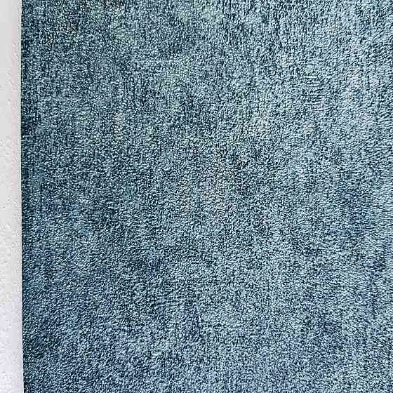 Шпалери вінілові на флізелін Rasch Linares 0.53х10 однотонні ефект потертості бірюзові сині 617153 Київ