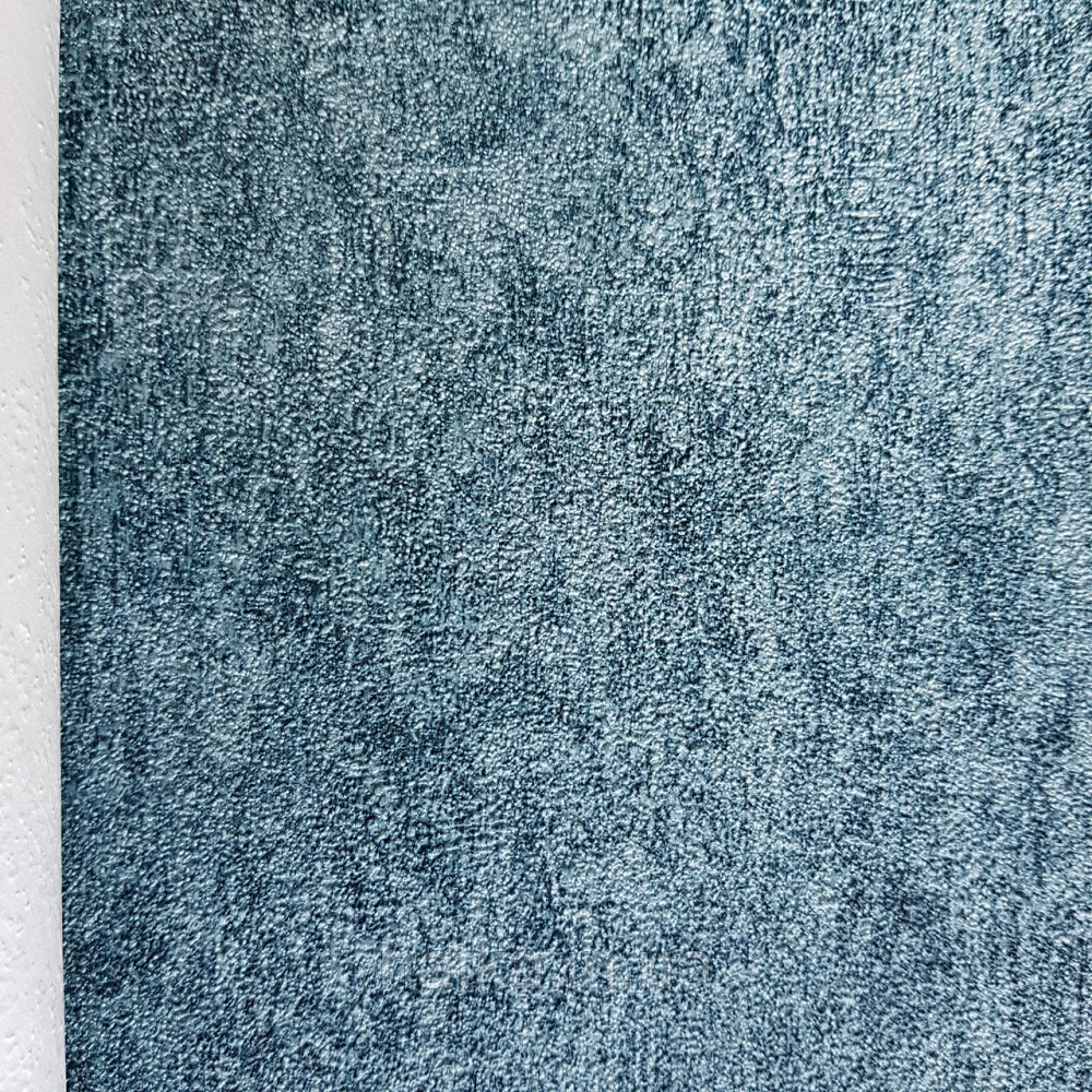 Шпалери вінілові на флізелін Rasch Linares 0.53х10 однотонні ефект потертості бірюзові сині 617153 Київ - фото 1