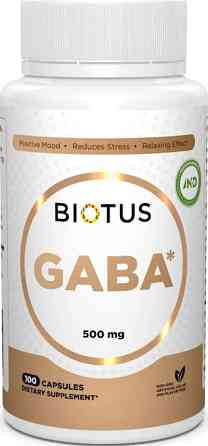 ГАМК (гамма-аміномасляна кислота) Biotus GABA 100 капс Київ