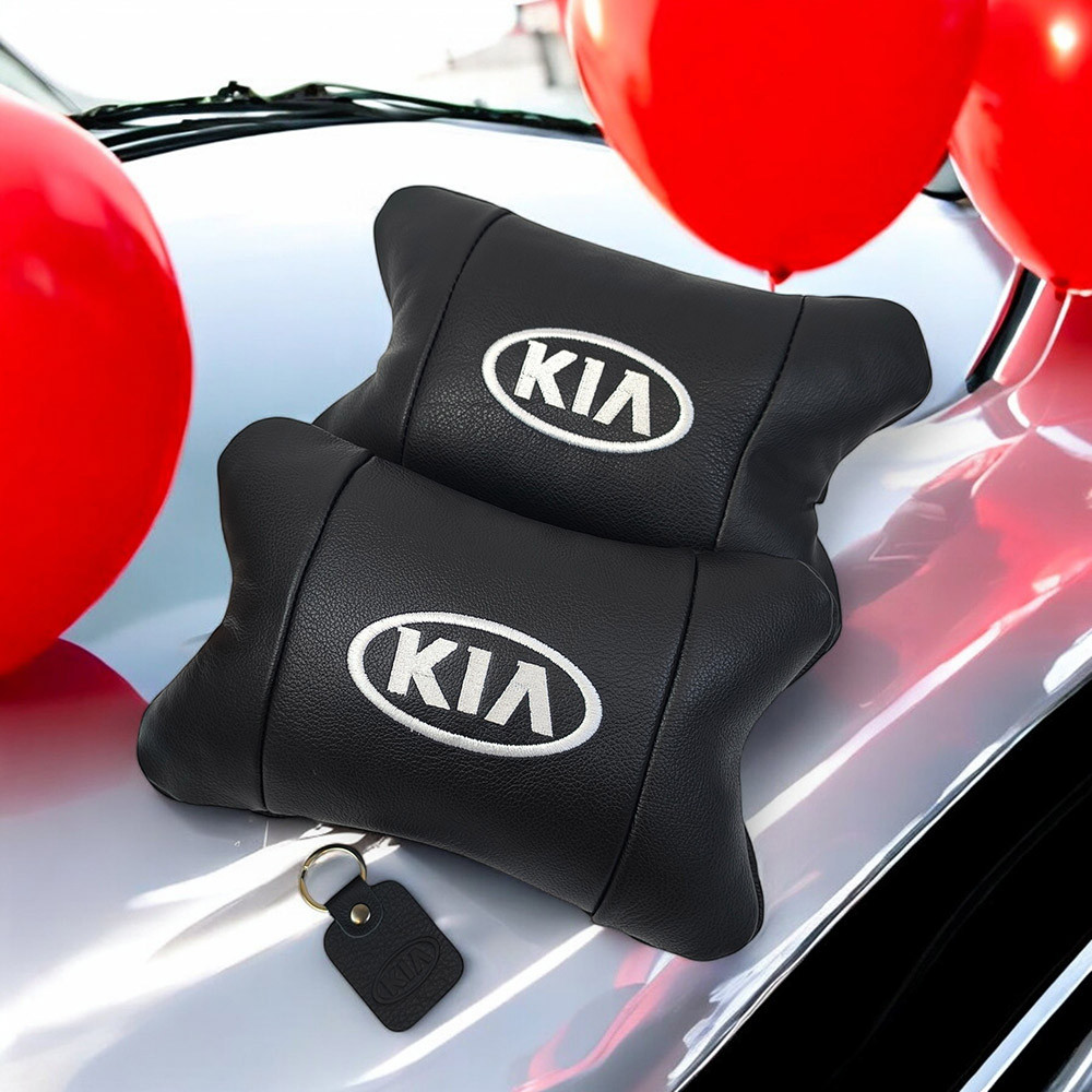 Універсальна подушка на підголівник авто Kia, Подушка для підтримки голови дорожня для шиї LK-14 Львів - фото 15