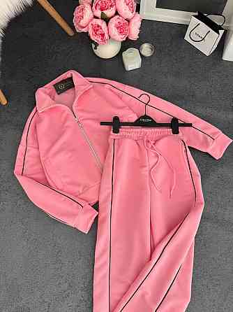 Жіночий повсякденний костюм тринитка петля без утеплення Рожевий, 46/48 Одеса
