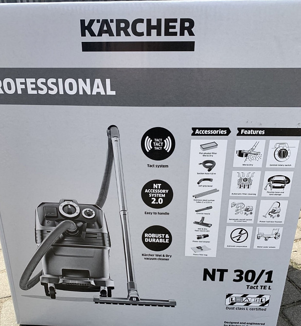Пылесос  karcher NT30 TACT  L ( nt30 TACT TE L) ( ap L)пилосос. Харьков - изображение 3