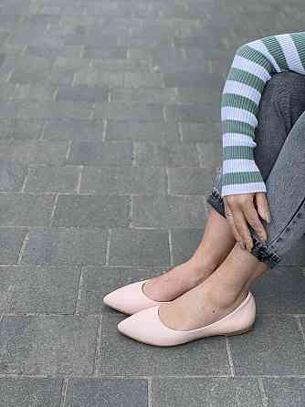 Arcoboletto Балетки жіночі Arcoboletto пудра натуральна шкіра 39р. (4627) Коломия