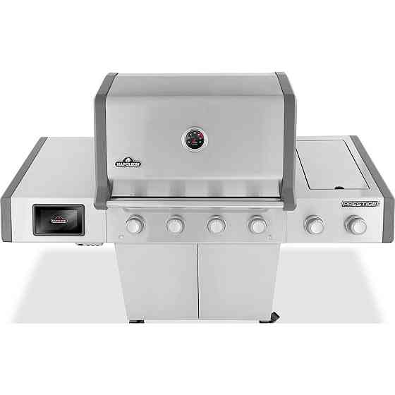 Газовый гриль Napoleon Prestige PRO 500 Connected с боковой конфоркой Sizzle Zone и вертилём нерж сталь PRO500VXRSIBPS Код: Ровно