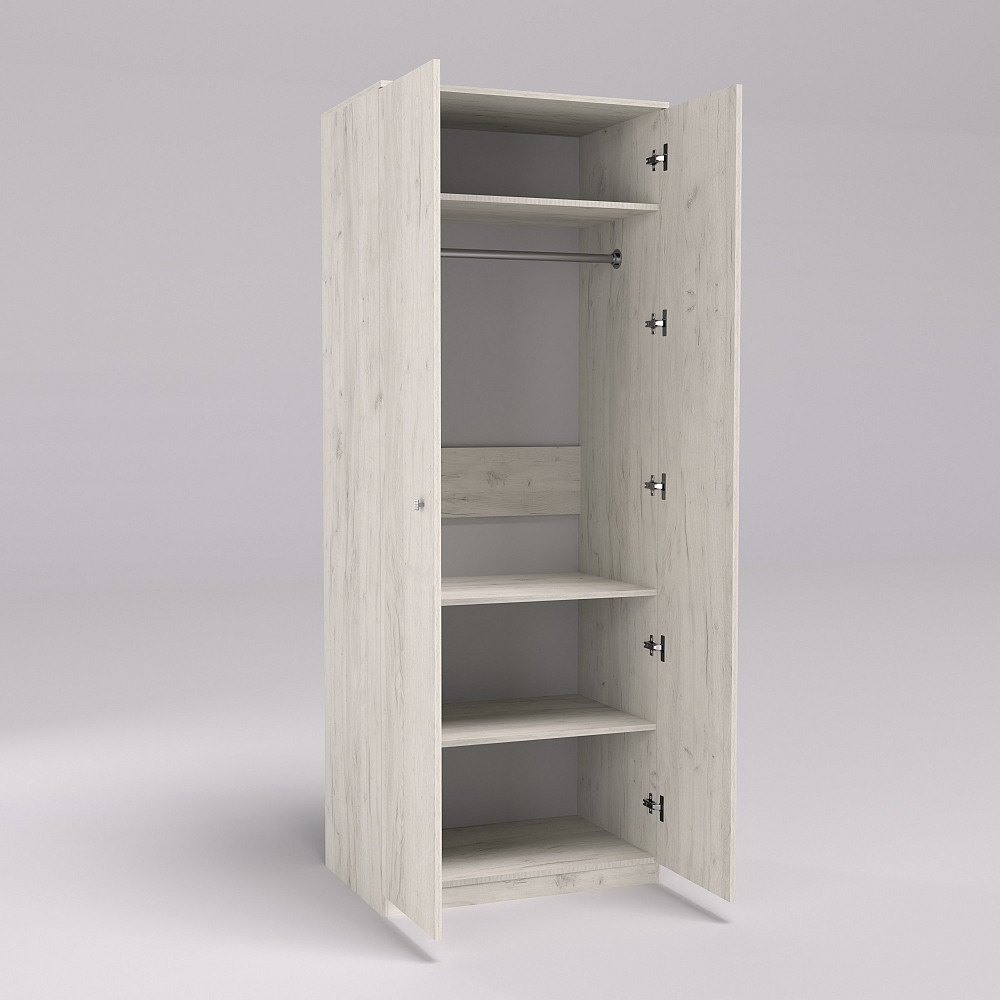 Шкаф Favorit F-14, Дуб Крафт Білий, 800х530х2100 Львов - изображение 2