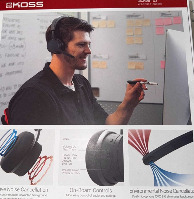 Наушники Koss CS340BT QZ Wireless Bluetooth 5.0 Харків - фото 7