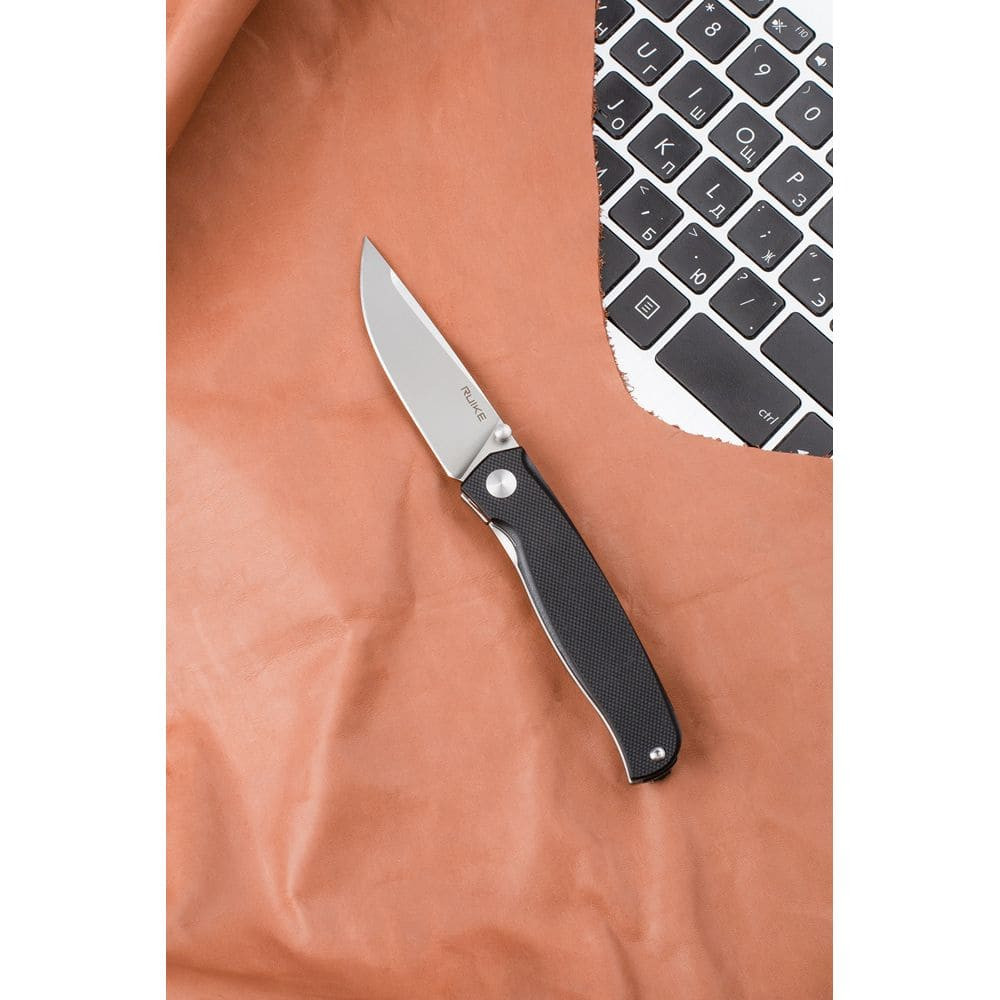 Ніж складаний кишеньковий Ruike M661-TZ, (7.4 см) steel 154СМ / G10 чорний Київ - фото 12