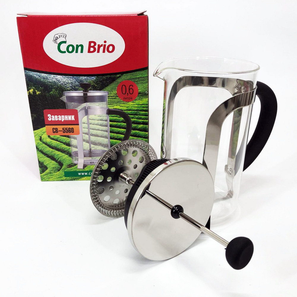 Френч-пресс красивый Con, Френч-пресс из хорошего материала, Эксклюзивные заварочные чайники WO-94 Львов - изображение 5