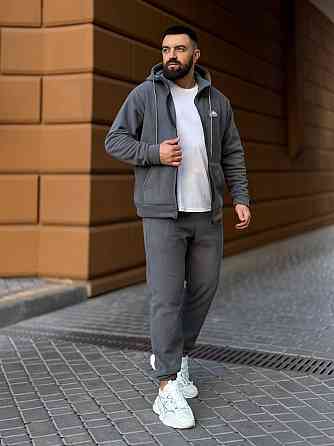 Мужской костюм из флис- полара M-L, Графит Одесса