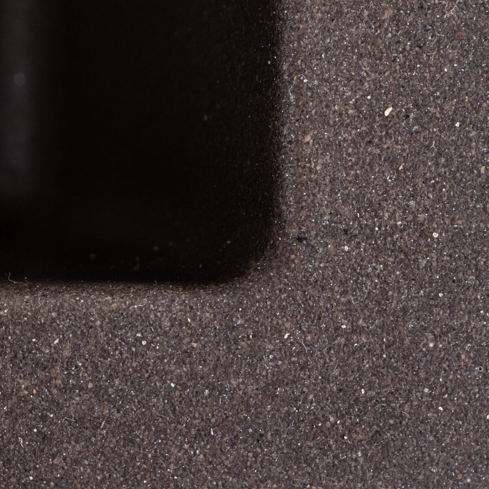 VALESO Гранітна мийка для кухні VALESO RUBA 4040 матова Темна скеля Киев - изображение 8