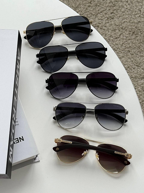 Сонцезахисні окуляри унісекс Maybach з металевою оправою 🔥 Київ - фото 2