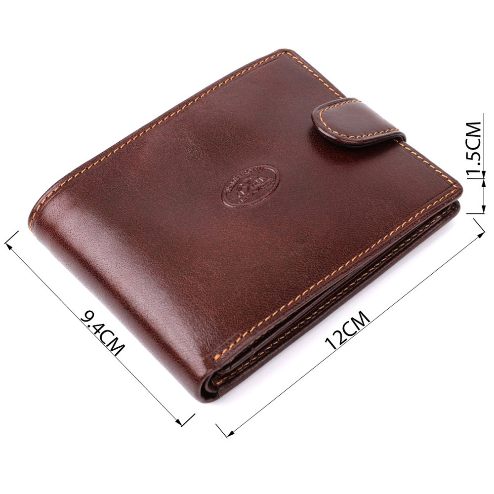 Чоловічий гаманець з гладкої натуральної шкіри Tony Perotti 20852_1 (396A-Q moro) Коричневий Київ - фото 3