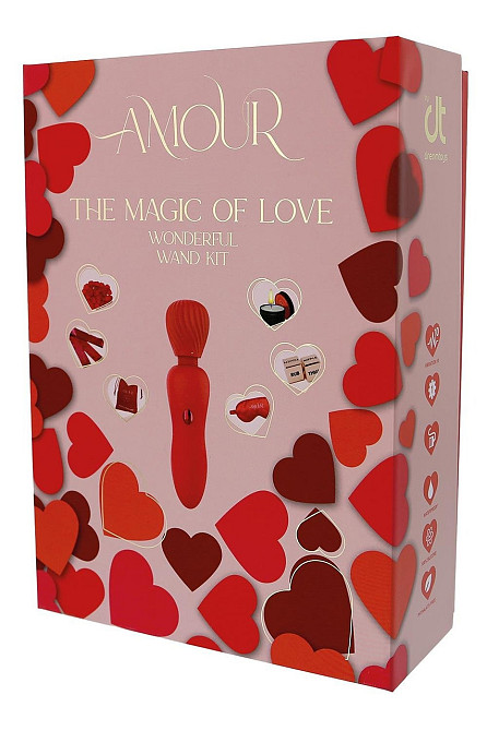 Подарунковий набір секс-девайсів ,, Магія кохання, Dream Toys AMOUR THE MAGIC OF LOVE червоний Sex Aura Київ - фото 9