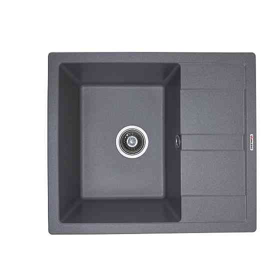 VALESO Гранітна мийка для кухні VALESO ARIA 5851 матова Сірий мусон Київ
