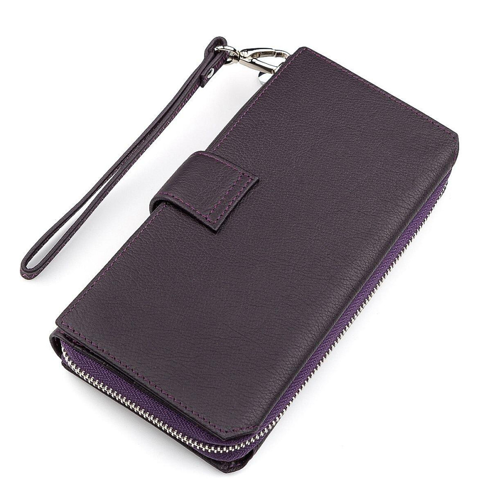 Гаманець жіночий ST Leather 18455 (SТ228) зручний Фіолетовий Київ - фото 12