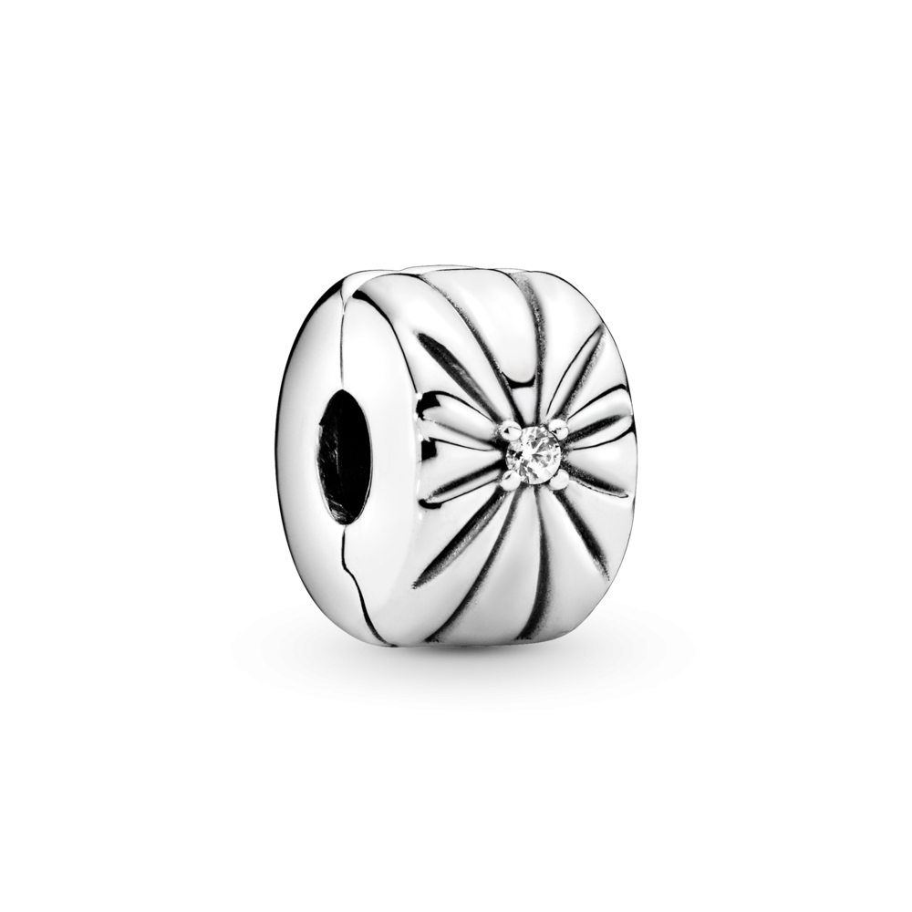 Серебряный шарм-клипса Пандора  