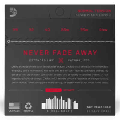 Струны для гитары D'Addario XT Dynacore Titanium Classical Normal Tension (XTC45TT) Винница - изображение 3