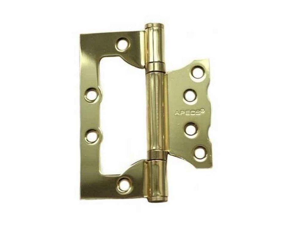 Петля накладна 100 * 75 * 2,5-B2-V2-Steel-G (2шт/уп) ТМ APECS   Solmir Київ - фото 1