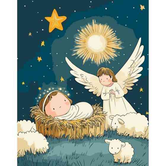 Картина за номерами ArtCraft Янголятко 40х50 см (15576-AC) Харьков