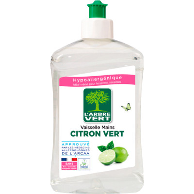 Засіб для ручного миття посуду L&apos;Arbre Vert Лайм 500 мл (3450601016233/3450601047077) Вінниця - фото 1