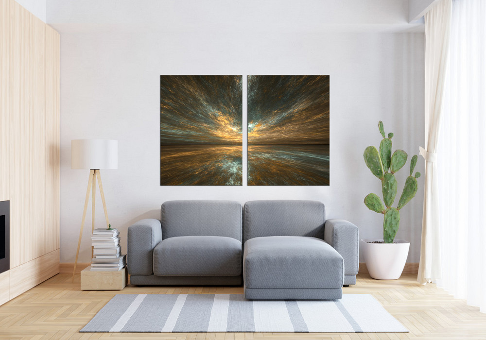 Модульна картина у вітальню/ спальню Абстракція   TLV-2_150 Київ - фото 3