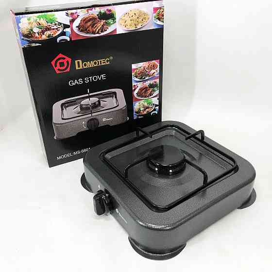 Газовая плита DOMOTEC MS-6601 на 1 конфорку. Цвет: серый IS-75 Львов
