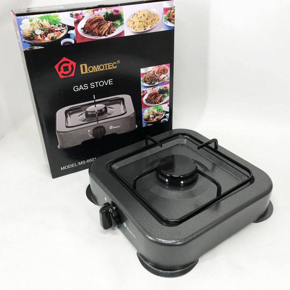 Газовая плита DOMOTEC MS-6601 на 1 конфорку. Цвет: серый IS-75 Львов - изображение 5
