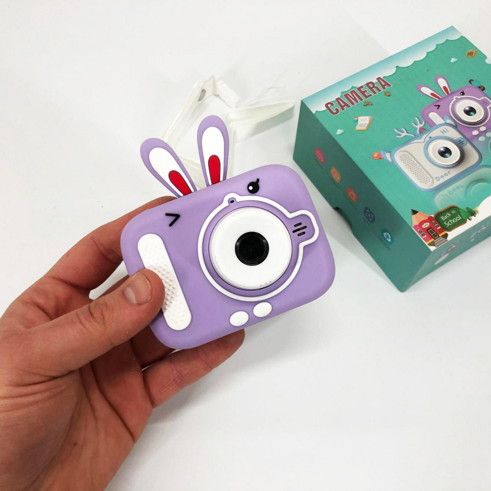 Дитячий цифровий фотоапарат X900 Rabbit Колір: фіолетовий NV-45 Івано-Франківськ - фото 8