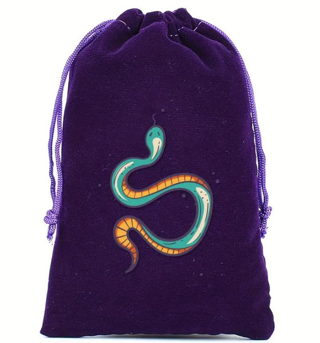 Фиолетовый бархатный мешочек для карт Таро или рун (13×18 см) – 8 вариантов дизайна Киев - изображение 6