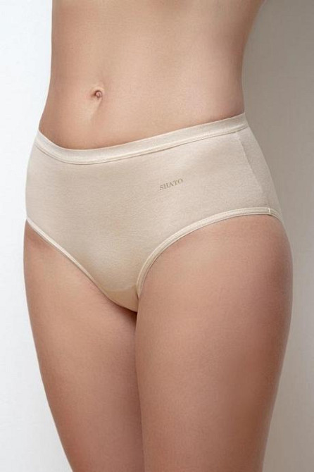 Жіночі високі труси. Бежевий колір. 2 штуки в пакованні. SHATO MAXI BLM 211 L Київ - фото 1