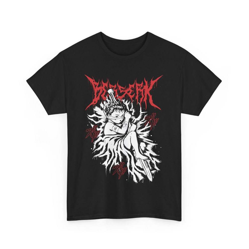 Футболка аниме Берсерк Гутс Кид Манга оверсайз (S/M/L) Черний AnimeJ0325 Днепр - изображение 4