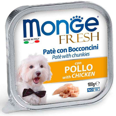Консервы для собак Monge DOG FRESH курица 100 г (8009470013062) Винница - изображение 1