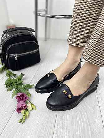 Kentro Балетки жіночі KENTO 01481/1 чорні (весна-осінь, шкіра натуральна) (3371) 36р.38р.40р. Коломия